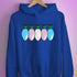 Transgender Pride Flag Christmas Lights Hoodie - Royal Blue